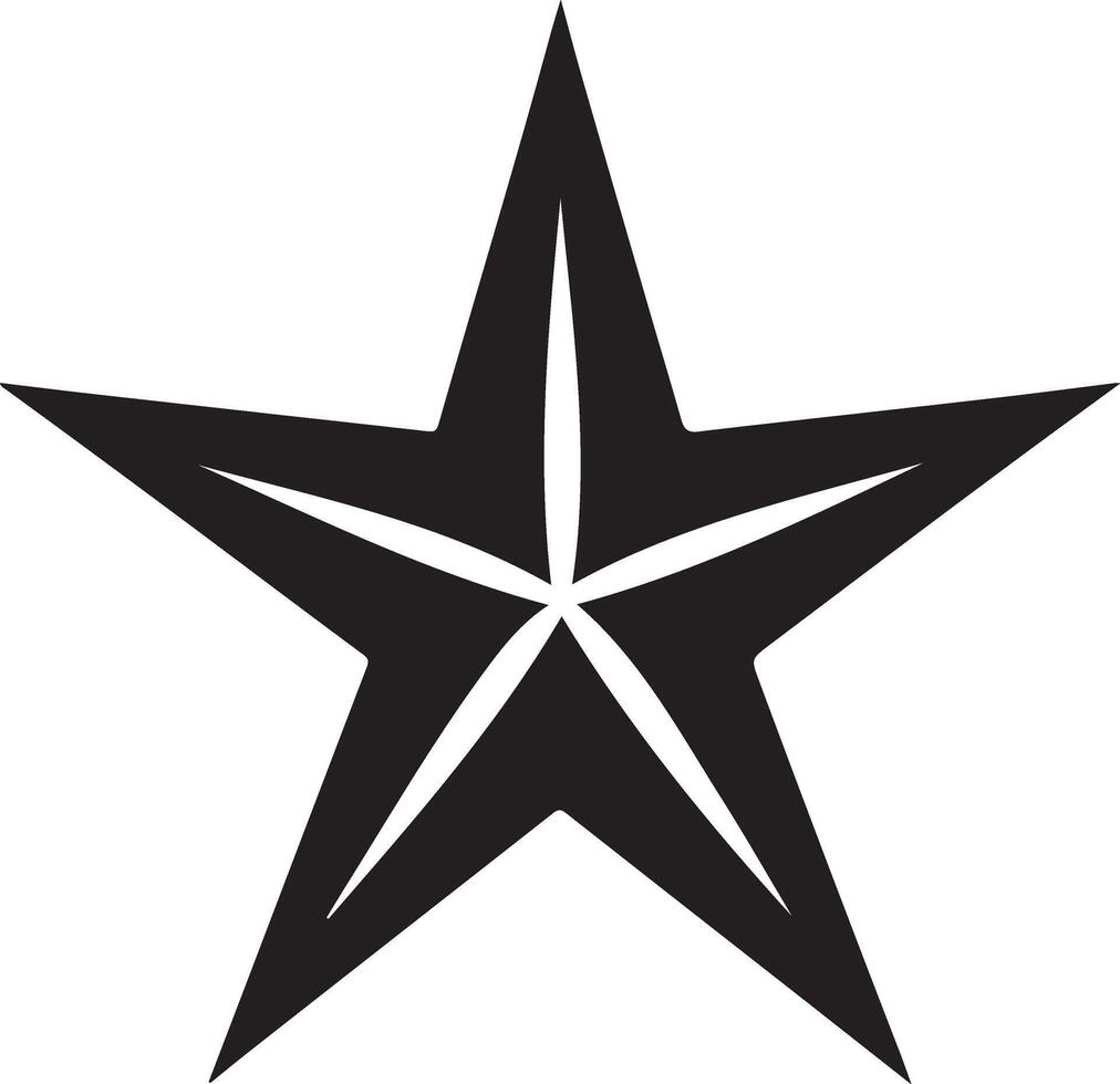 High Quality Star Silhouette Image Download vector