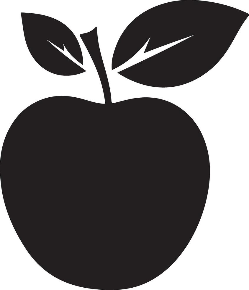 Elevate Your Designs with Apple Silhouette Images vector