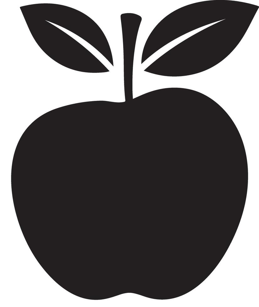 Download Stunning Apple Silhouette Images for Free vector