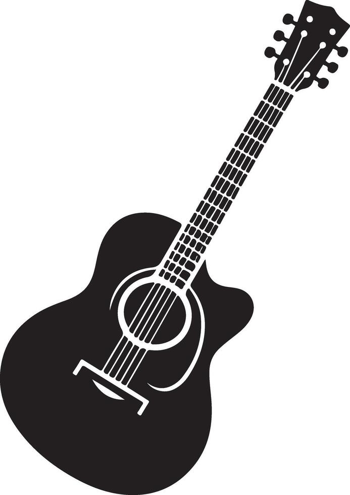 Electric Guitar Silhouette vector