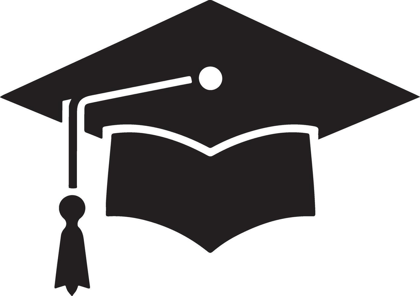 Graduation Cap Art, Icons vector