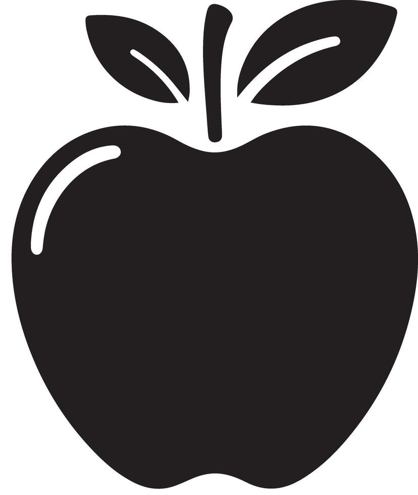 Apple Silhouette eps Cut Files vector