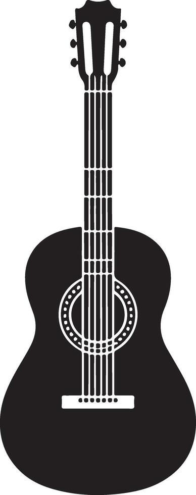 Guitar Silhouette Stock Illustrations vector