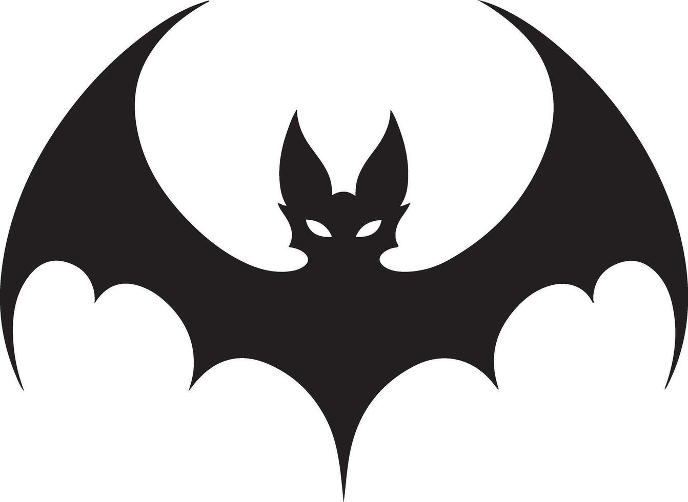 Bat Silhouette Stock Illustration vector