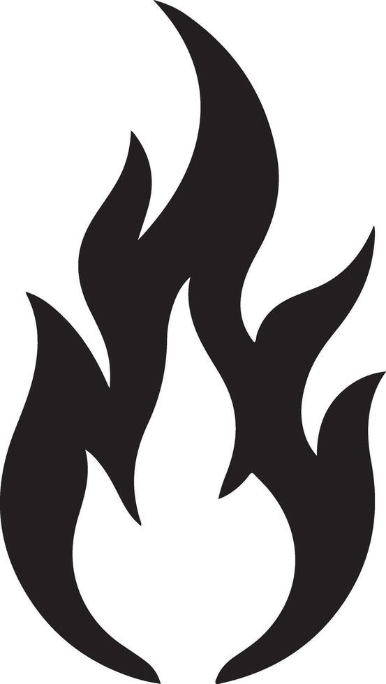 Fire icon set. Fire flame symbol. Flame icon vector