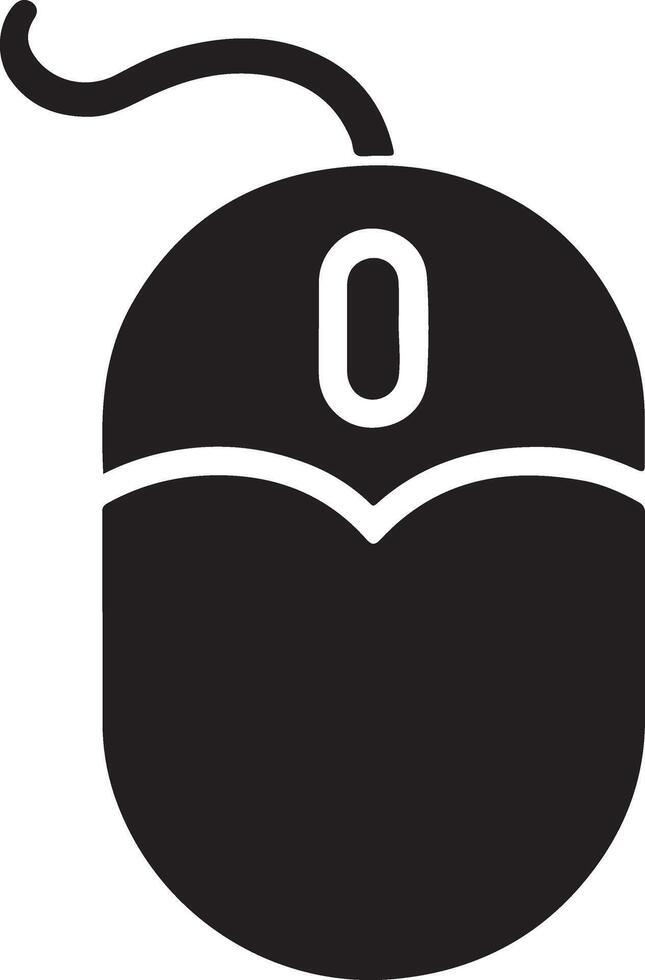 illustration of PC mouse vector