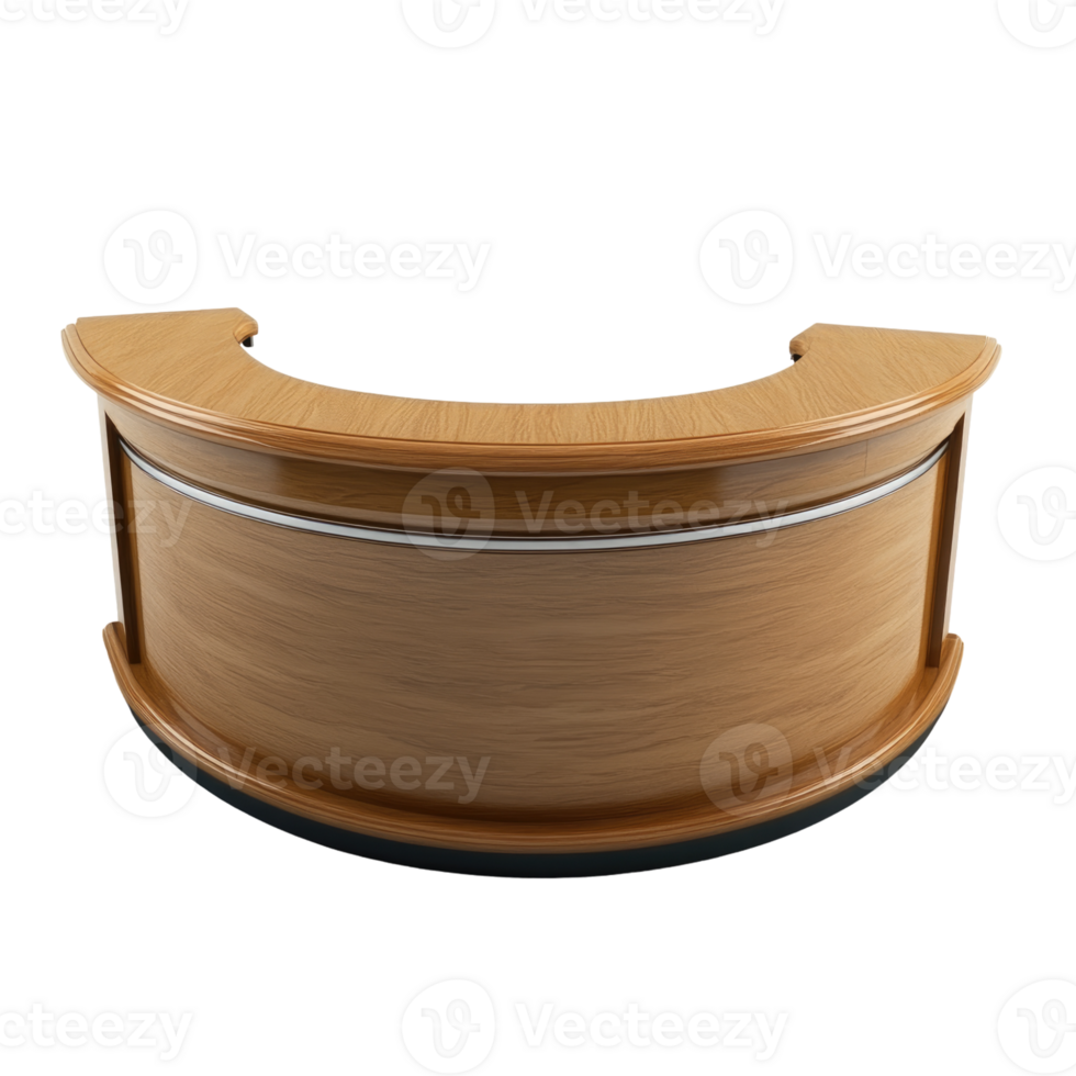 Reception desk on Transparent background png