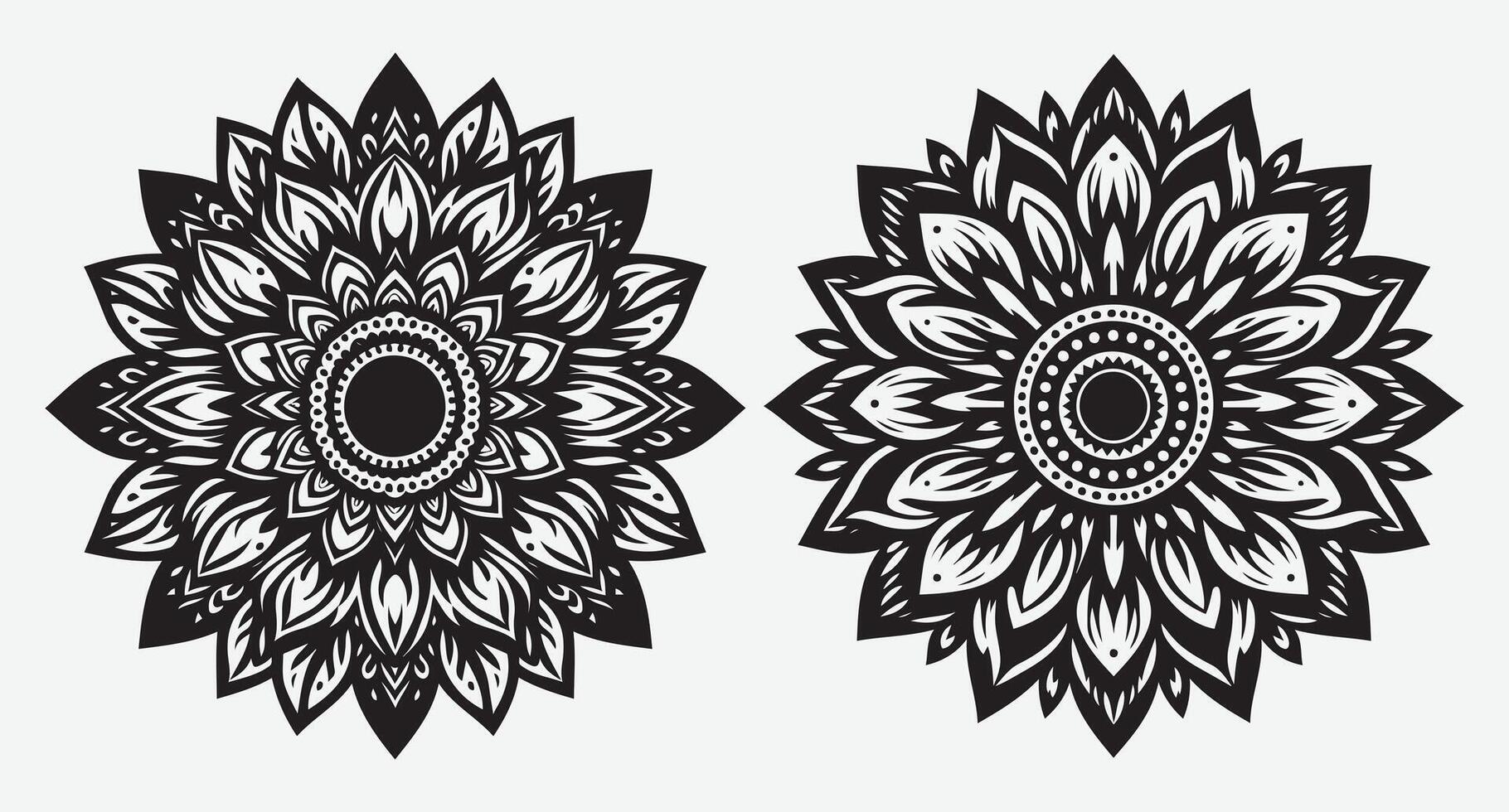 Beautiful Floral Mandala Patterns for Stunning Festival Backgrounds and Prints vector