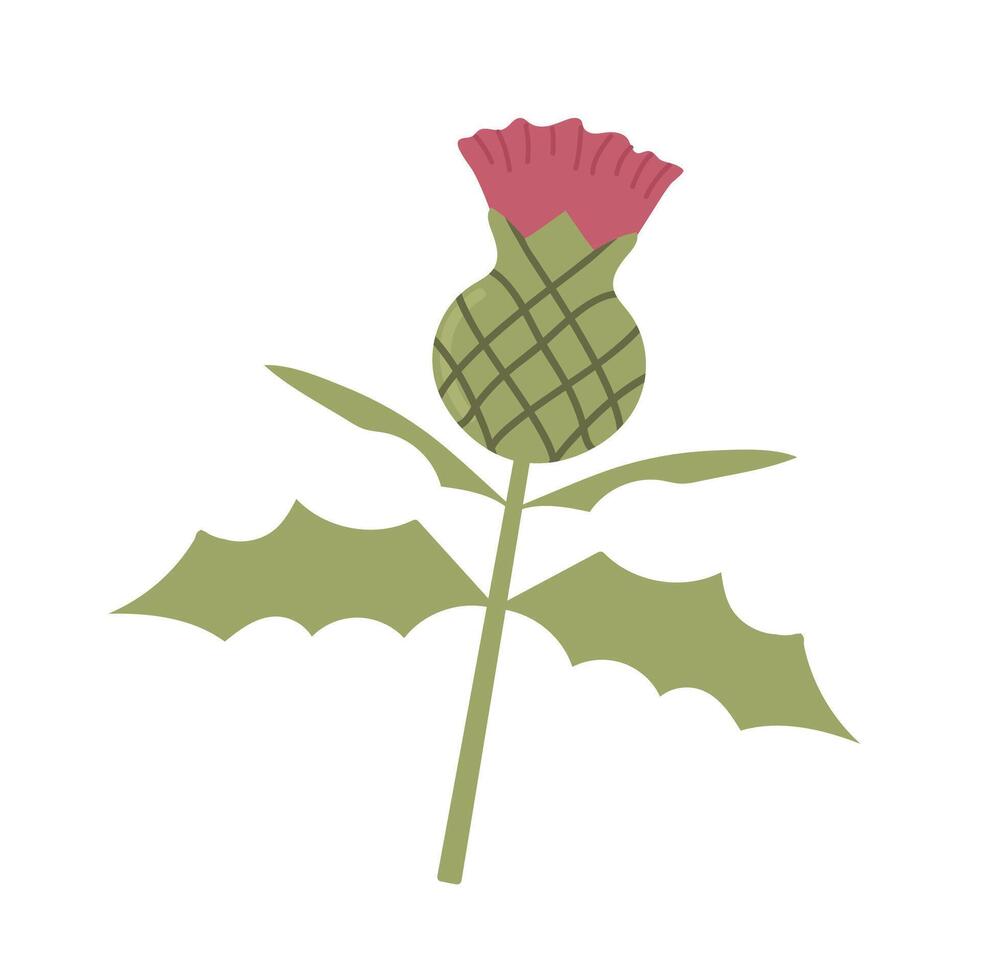 Thistle icon clipart avatar logtotype isolated illustration vector