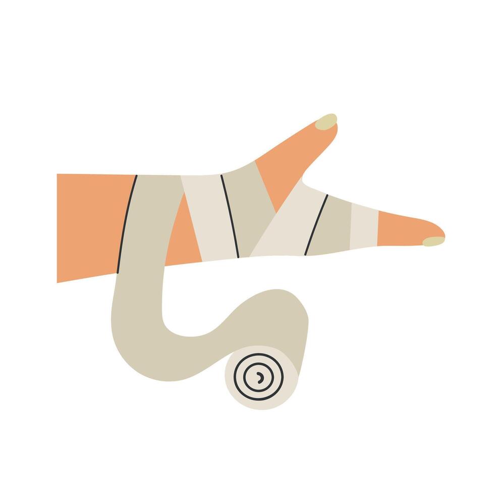 Bandage gauze icon clipart avatar logtotype isolated illustration vector