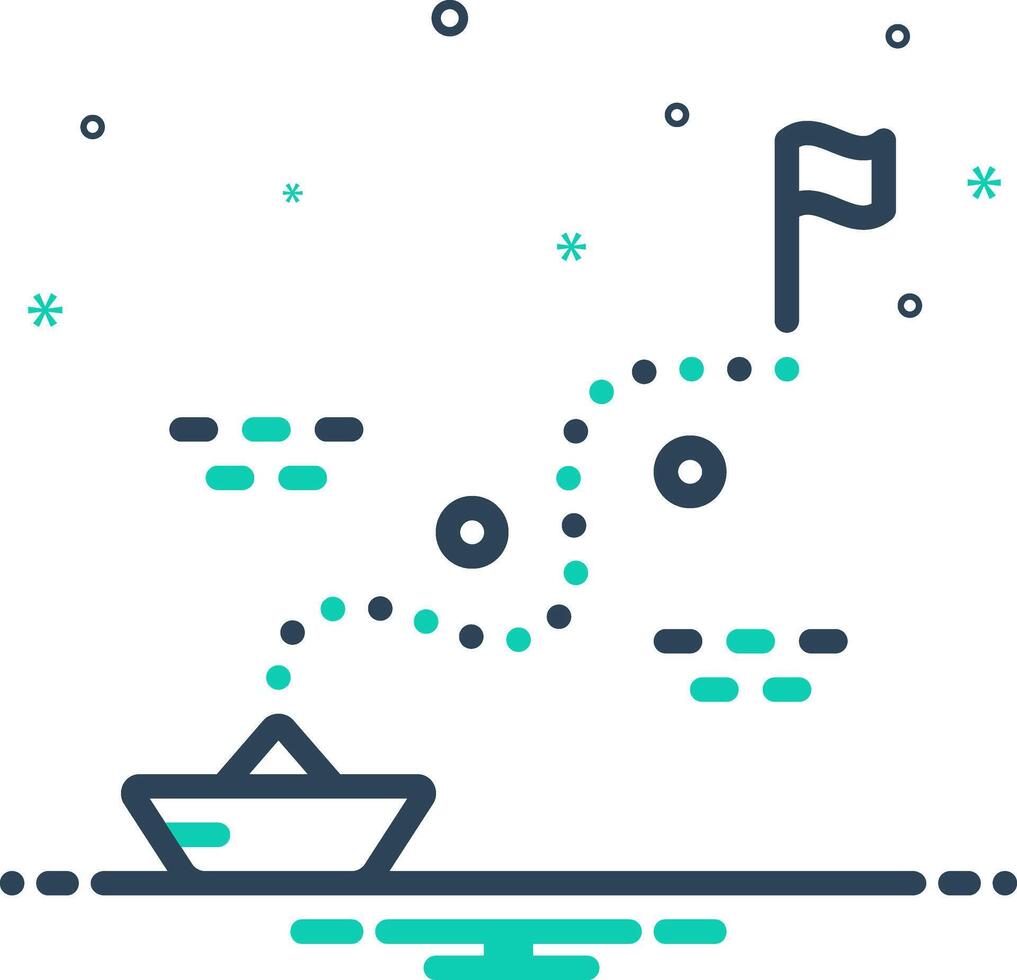 Mix icon for conquering vector