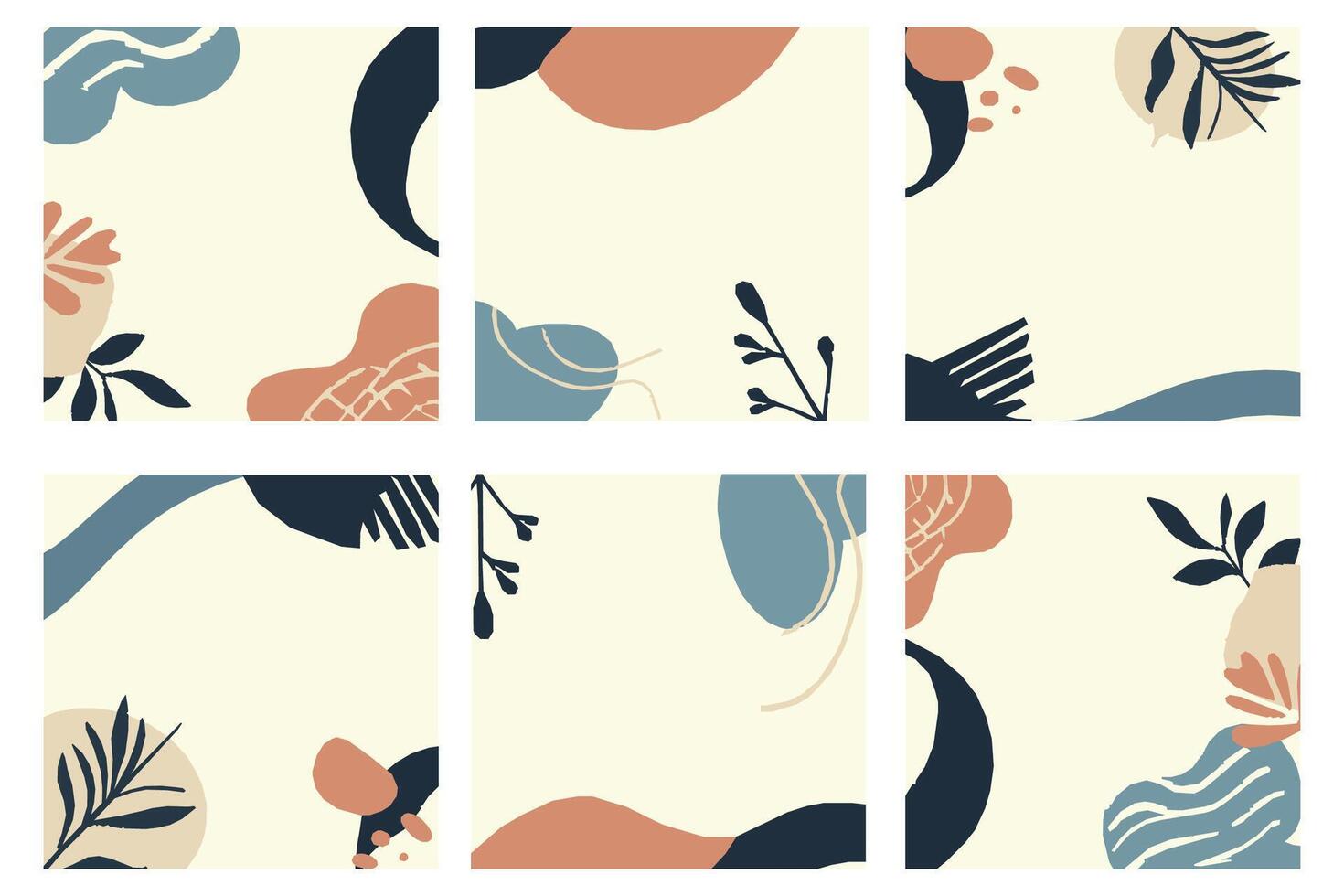 Transform your brand's aesthetic with our captivating abstract botanical backdrop, carefully crafted to exude a sense of harmony and refinement vector