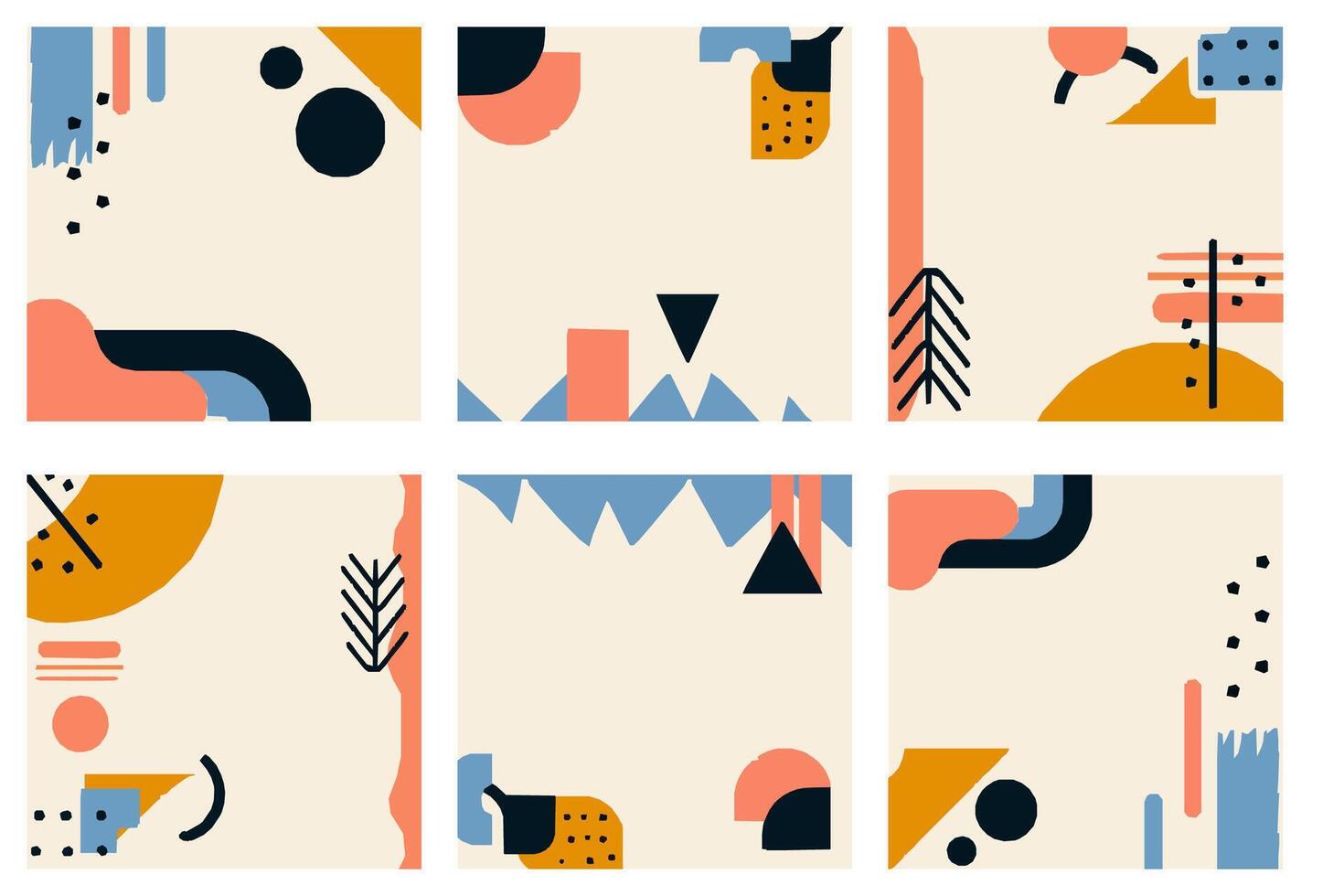 Elevate your design game with a square background showcasing vibrant colors and abstract shapes. Ideal for creating eye-catching social media graphics and modern design projects. vector