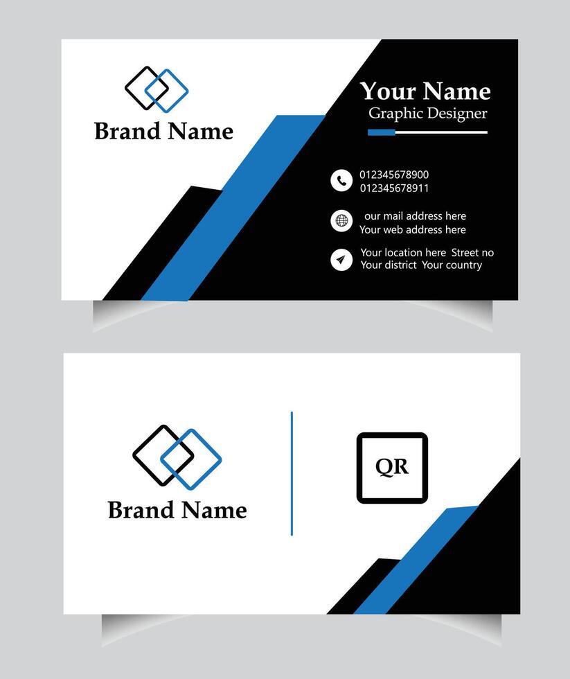 Creative Business Card Concepts Using Art Illustration vector
