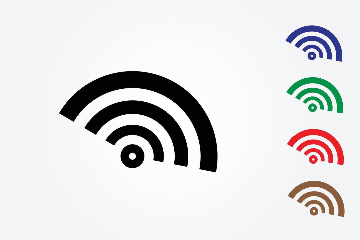 Strong network signal icon on white background vector