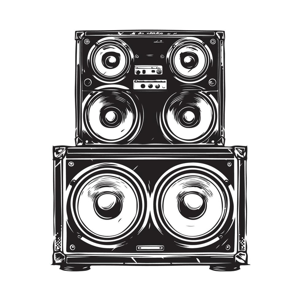 Speakers stock Images design. Sound System stock illustrations vector