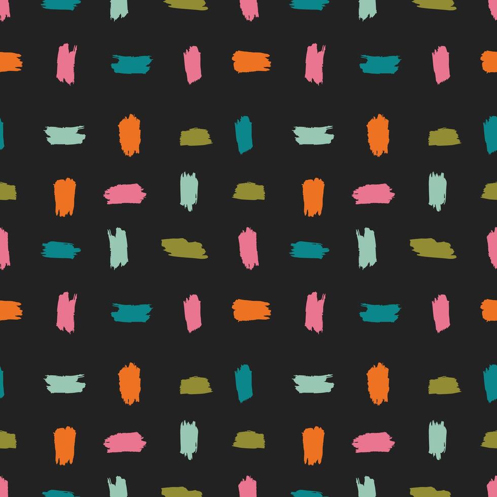 abstract brush stroke fabric pattern vector