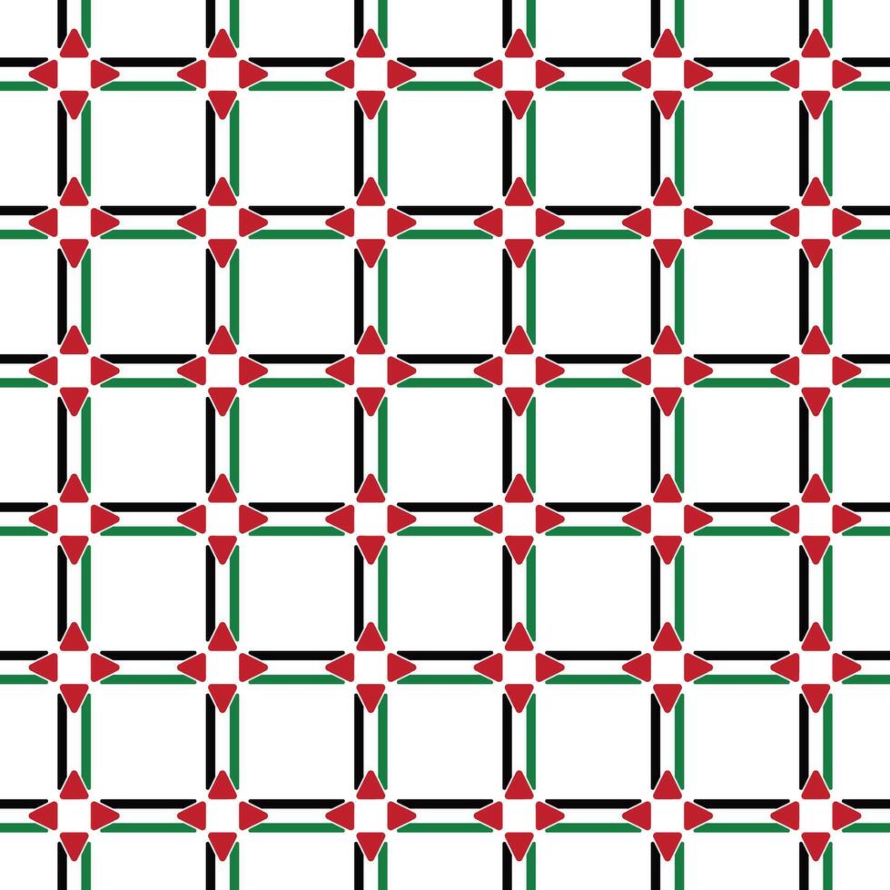 abstract palestine flag seamless pattern vector
