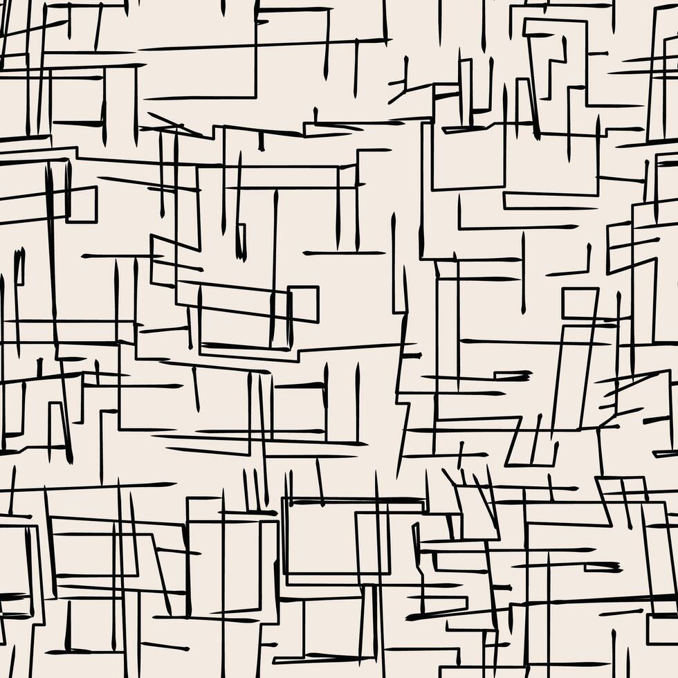 abstract multi line seamless pattern vector