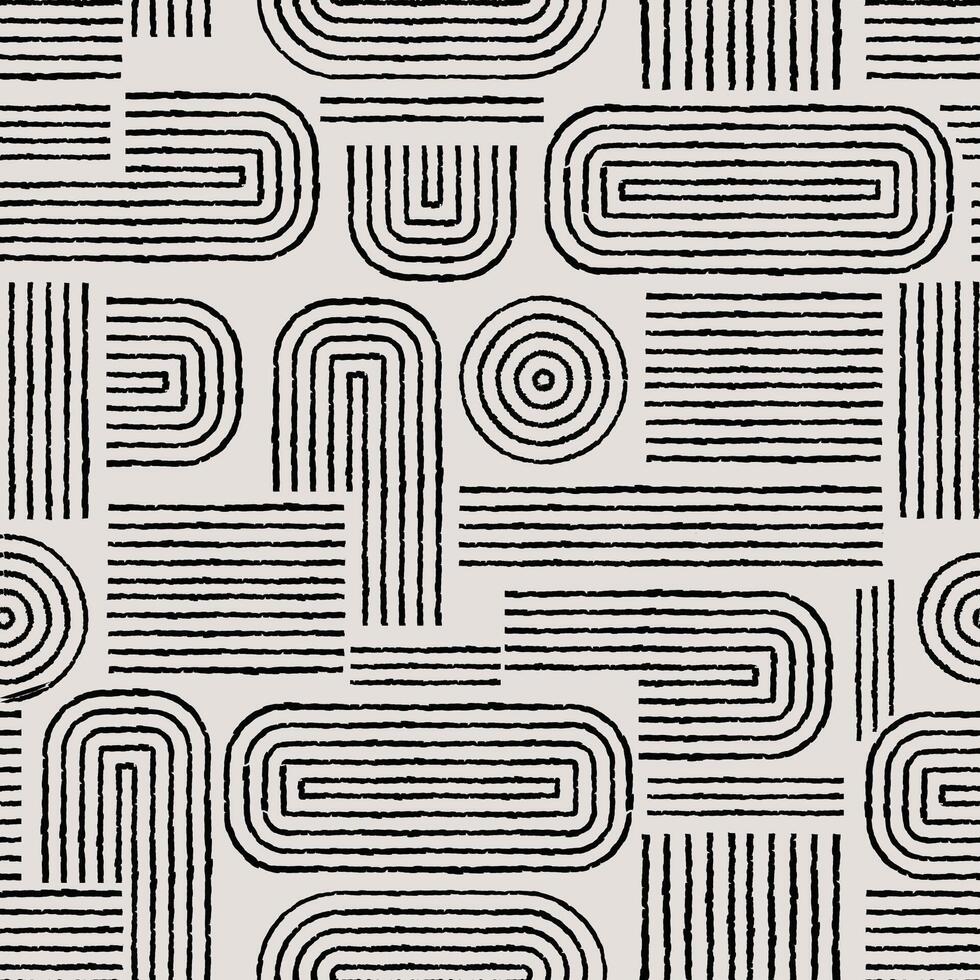 abstract aesthetic memphis minimalist pattern vector