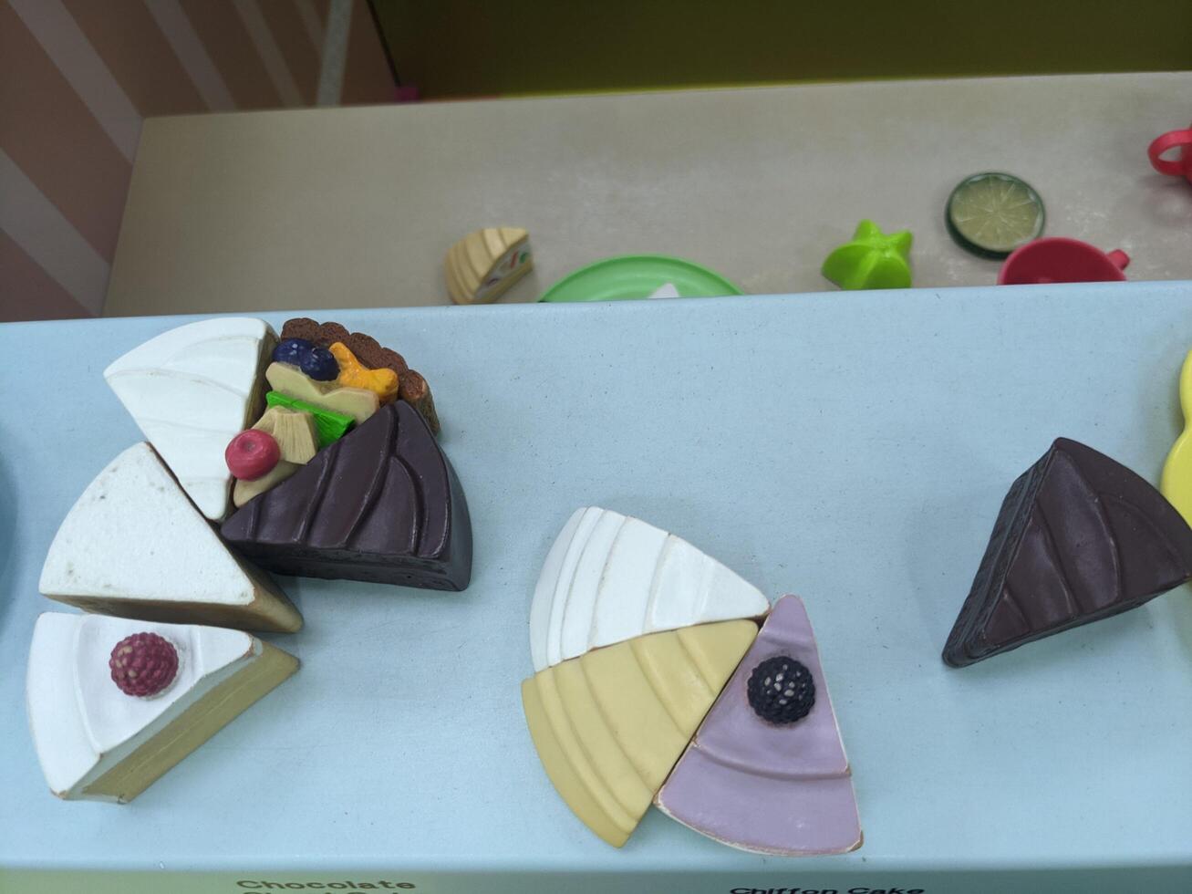 Playful Cake Slices photo