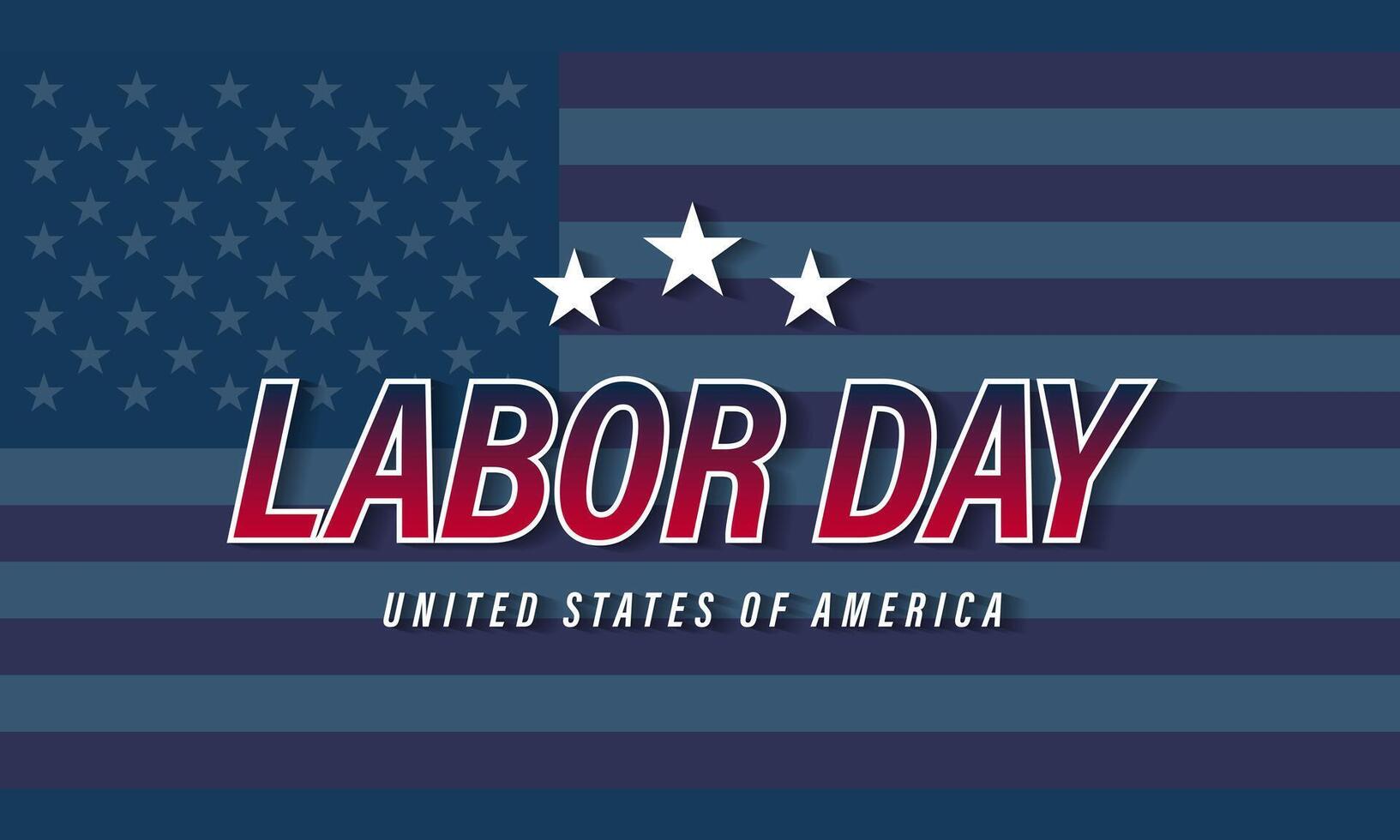 Labor Day USA Background Design good for greeting card and poster or banner vector
