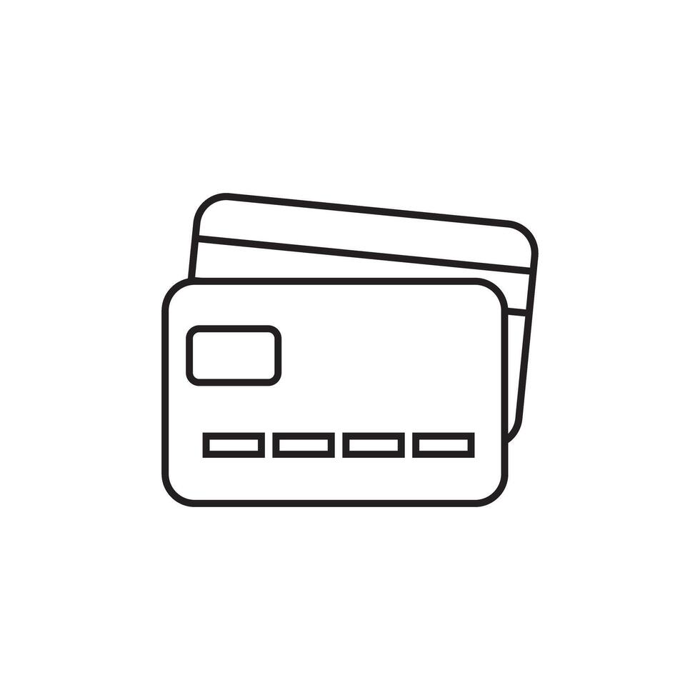 Atm card design in modern style, card for online payments and cash withdrawal vector