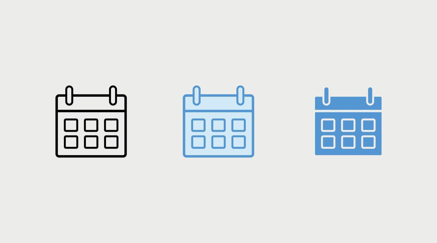 Calendar icon set. Calendar symbol. calendar icon vector