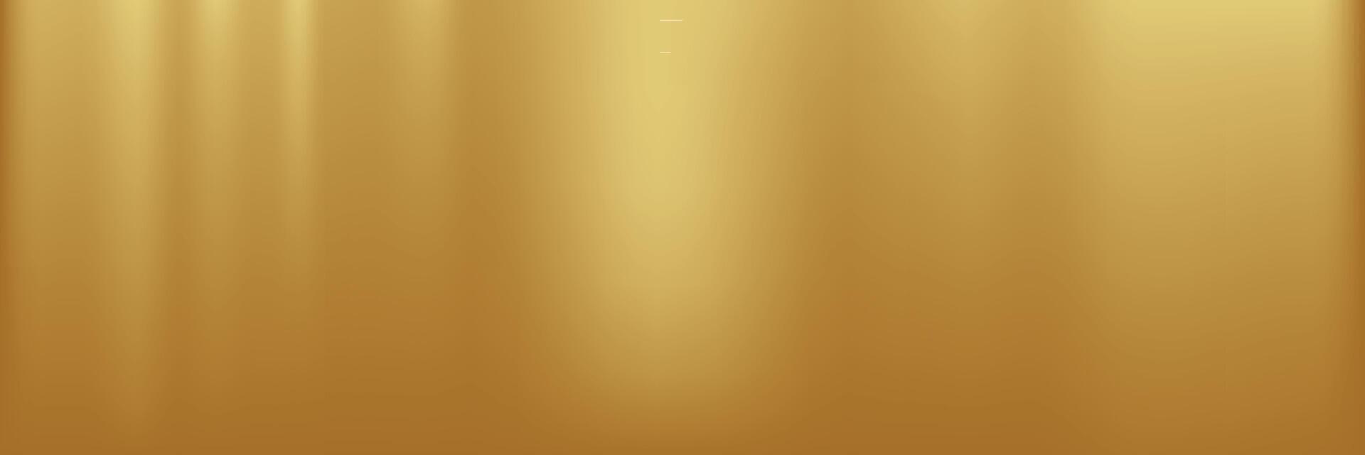 Gold abstract blurred gradient background. illustration. vector