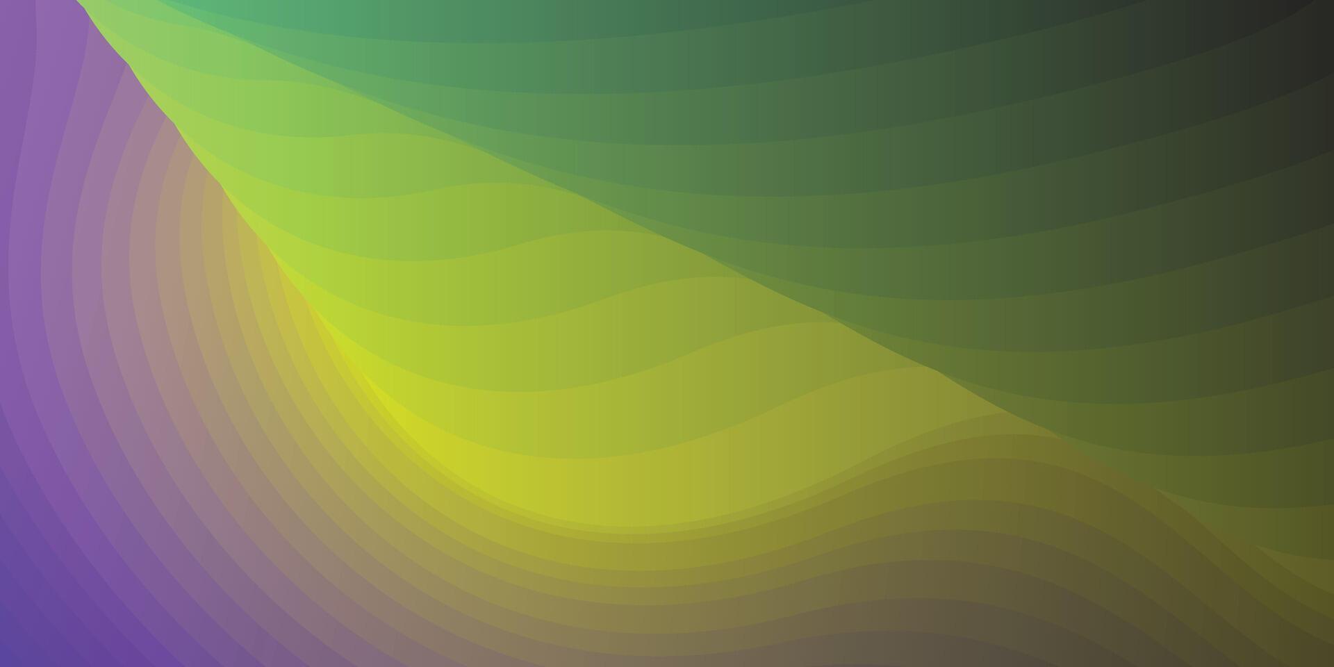 Wavy abstract background with color gradations vector
