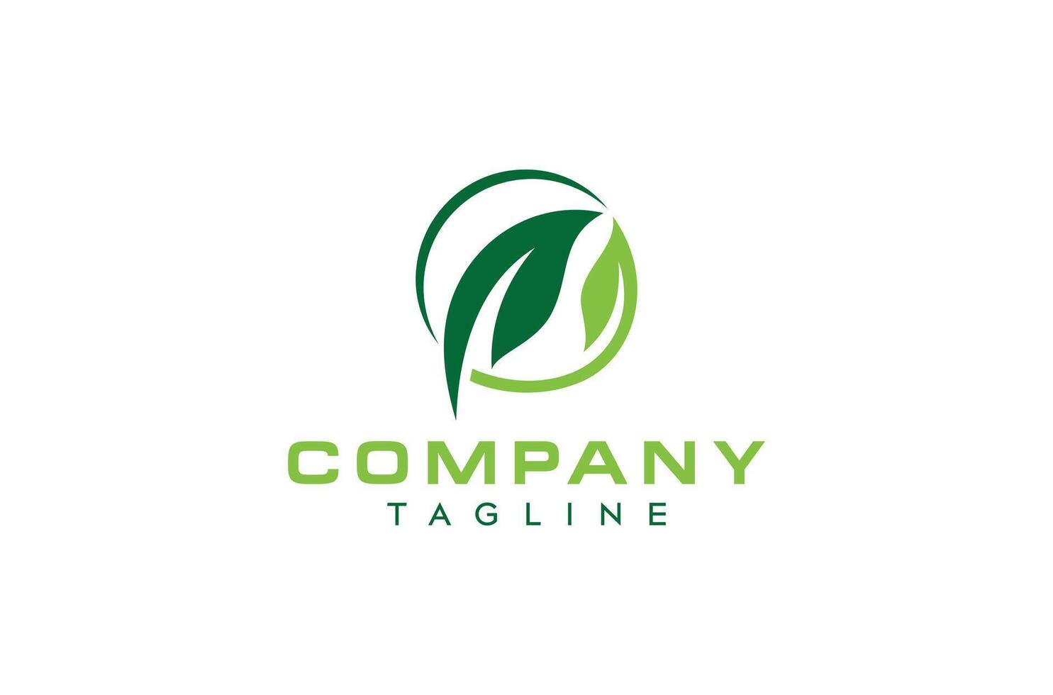 Nature leaf logo design, Eco leaf logo design, green healthy leaf logo design vector