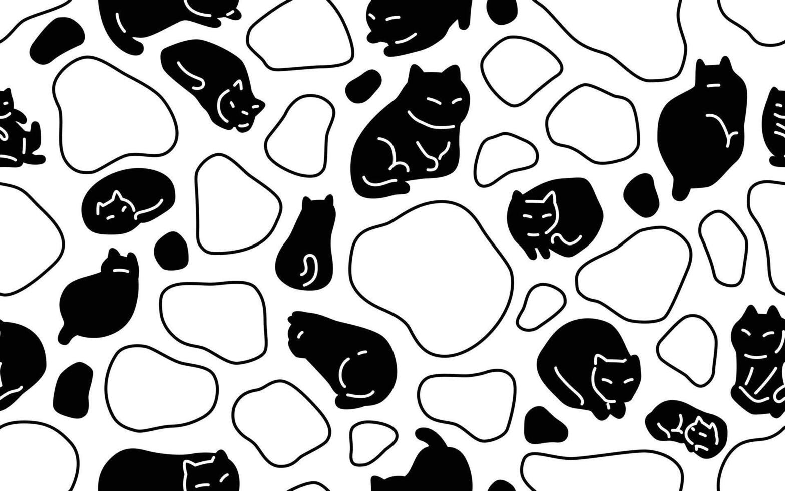 cat seamless pattern camouflage kitten calico duck hunter tile background gift wrapping paper scarf isolated repeat wallpaper cartoon illustration design vector