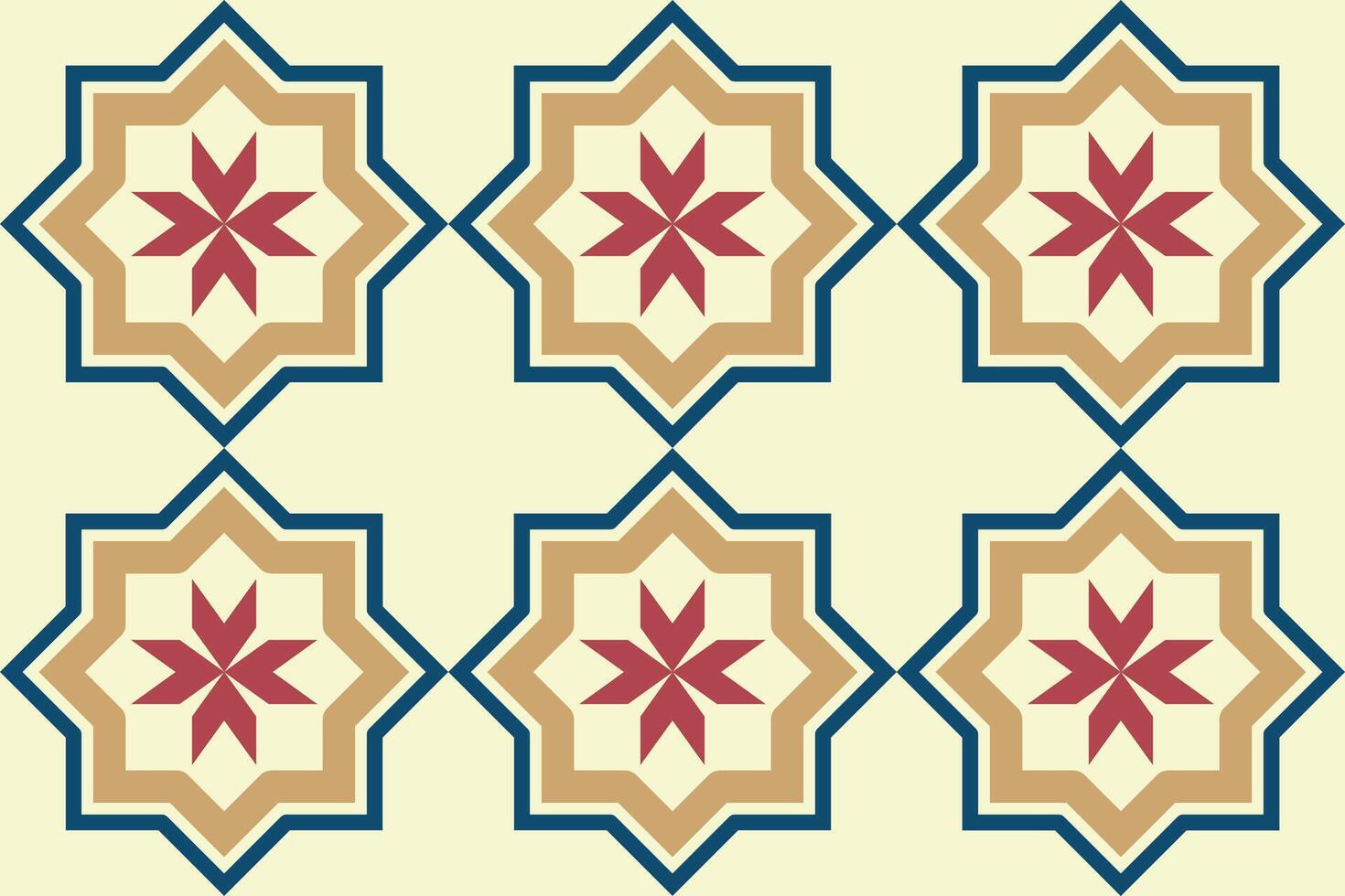 Bright geometric seamless pattern. Mosaic color ornament print. Tile trendy background vector