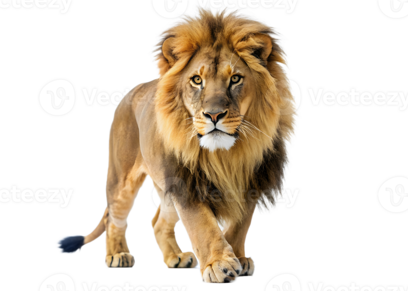 lion on transparent background png