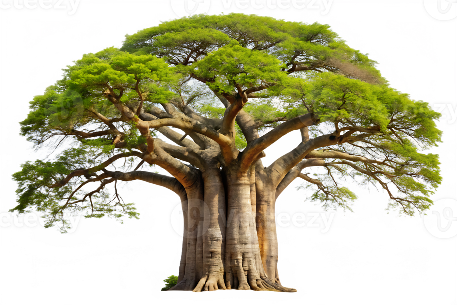 Baobab on transparent background png