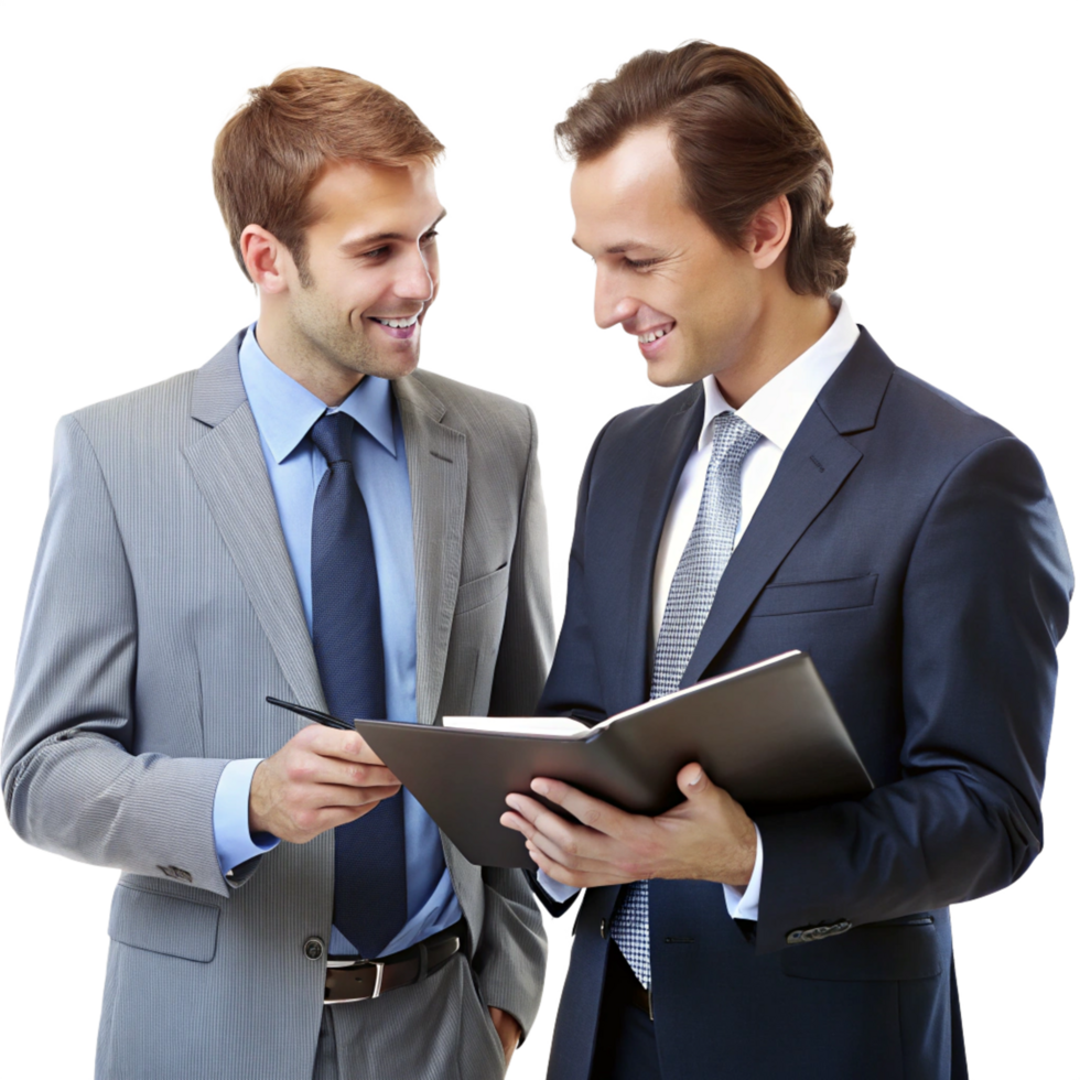 Discussion Between Two Business Partners png