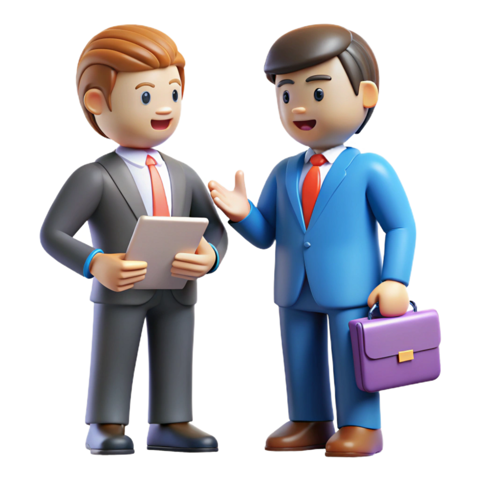 Businessmen Discussing Future Collaborations png