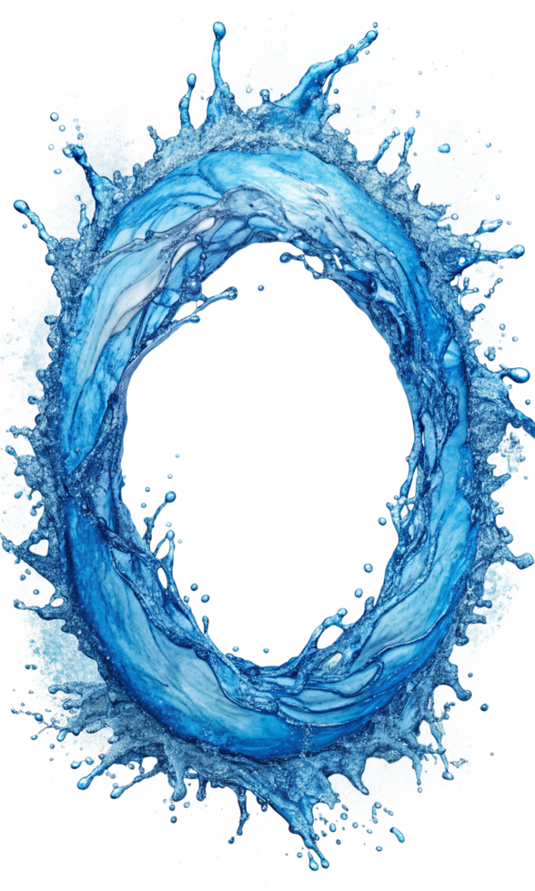 Fluid Circle Water Splash for Fresh Themes png