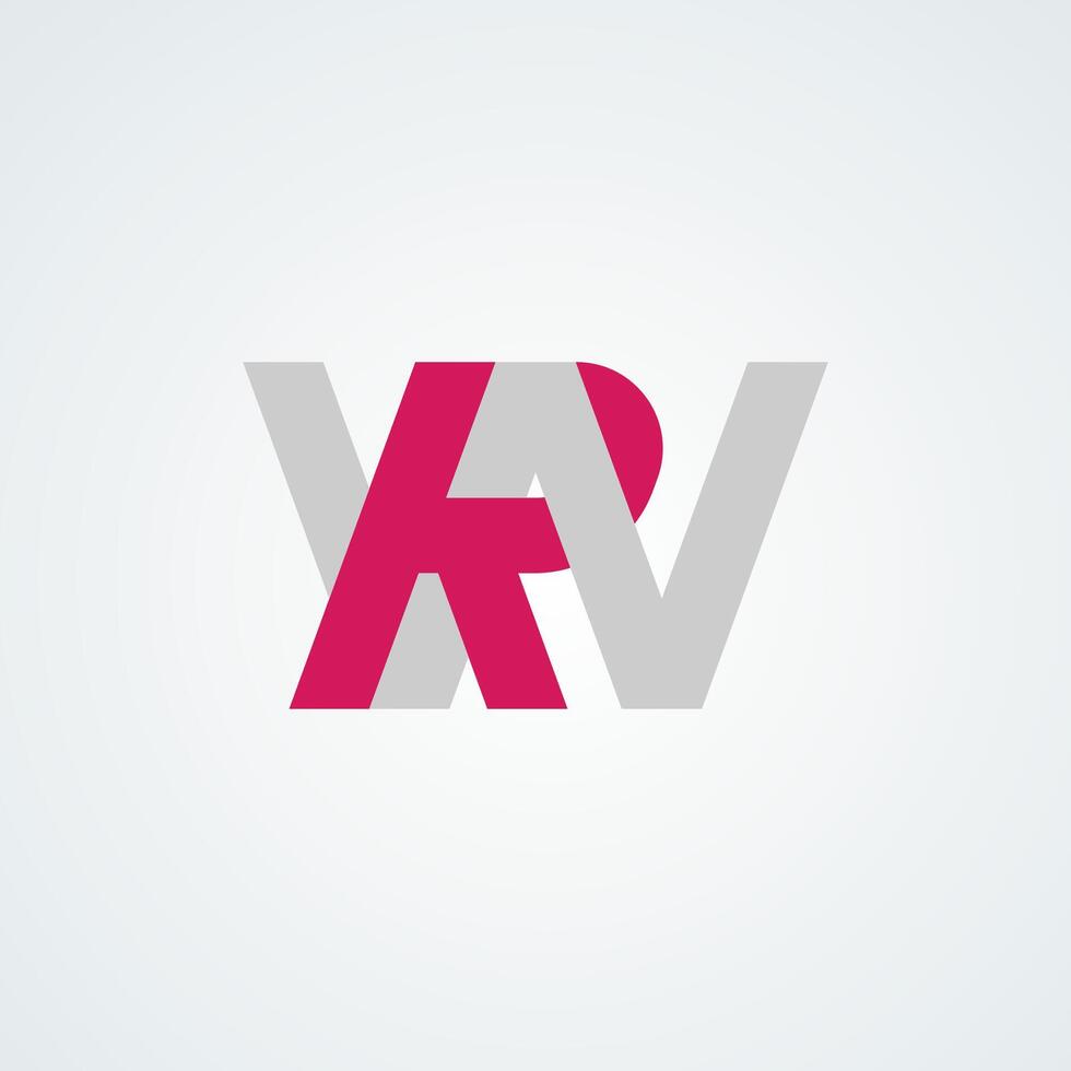 Initial RW or WR Logo design, Monogram Letter R with W combination vector