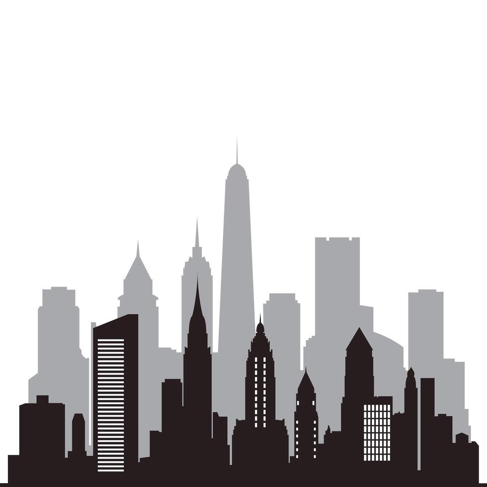 Buildings New York vector