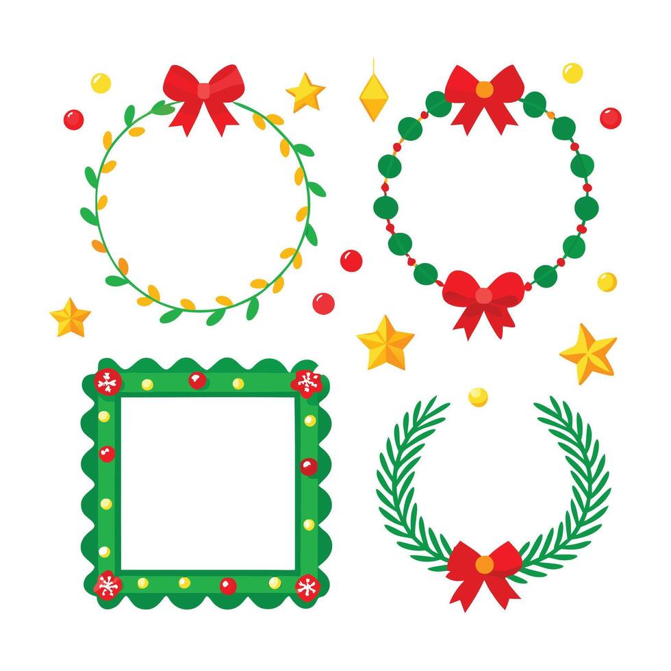Festive borders and frames. vector