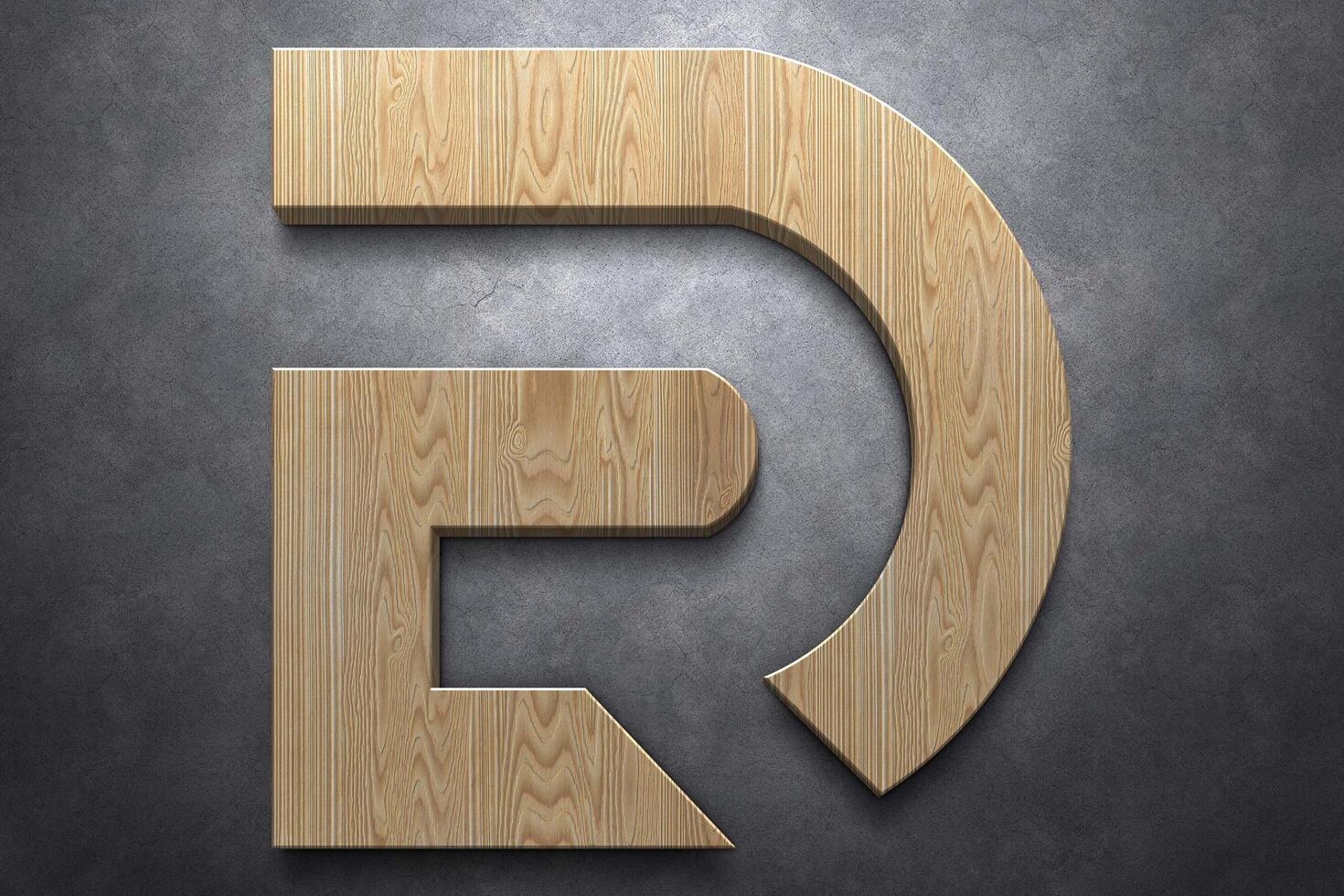 Print creative modern color full mockup logo design photo