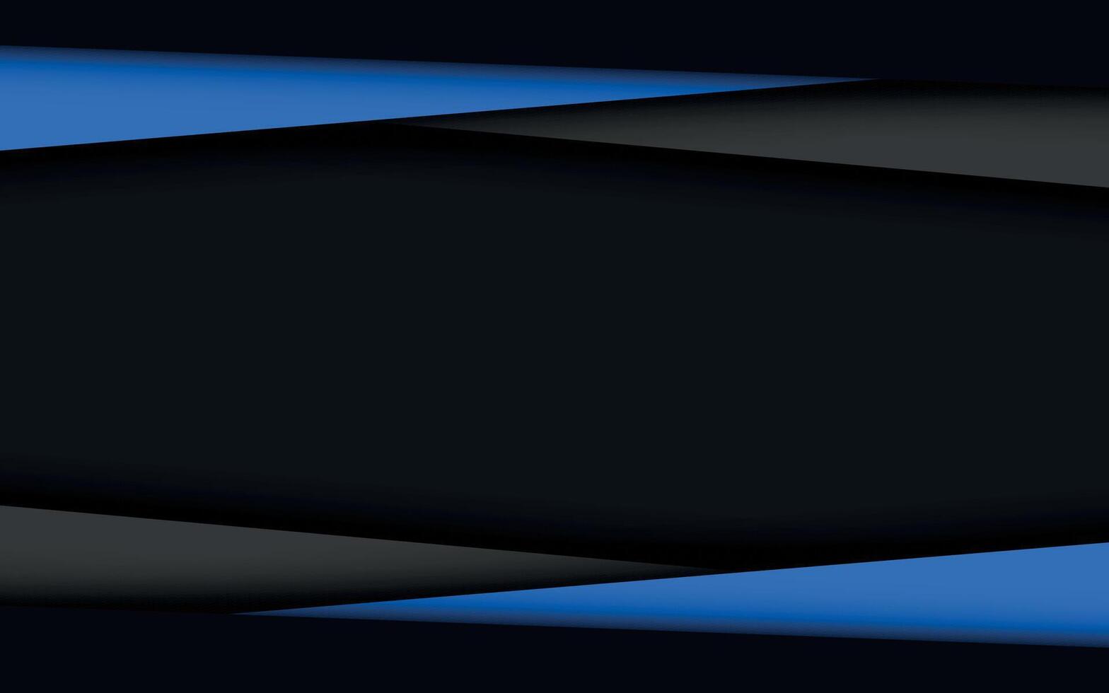 Black and blue modern material design, abstract widescreen background vector