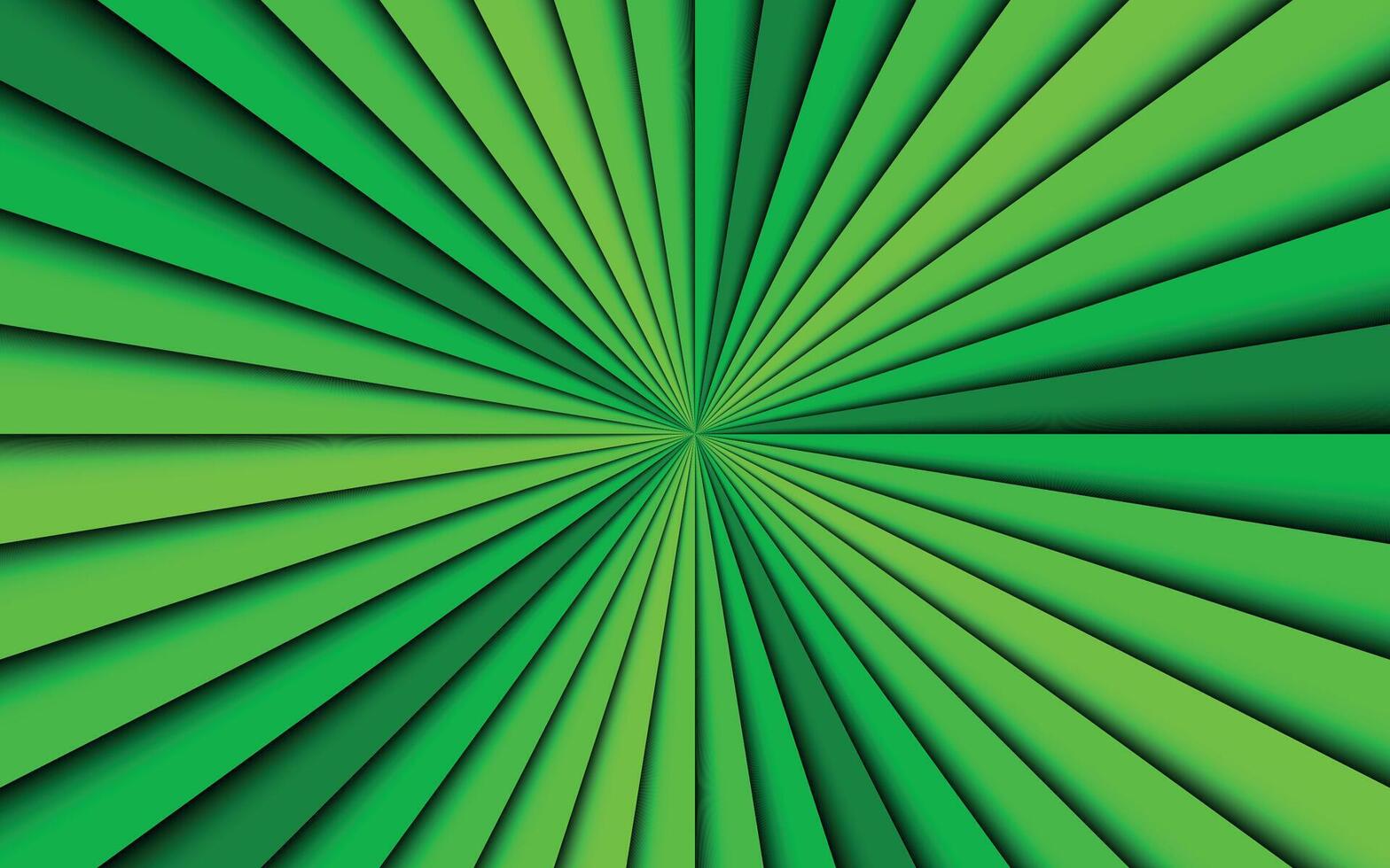 Green abstract background, four shades of green lines, bright pattern, simple illustration vector