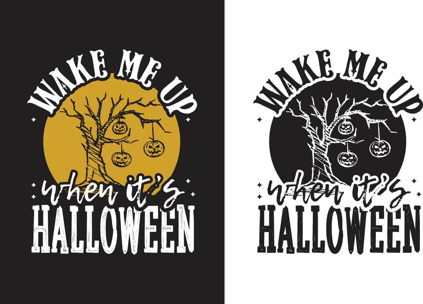 Halloween Typography T shirt Design For You Pod 2024 vector