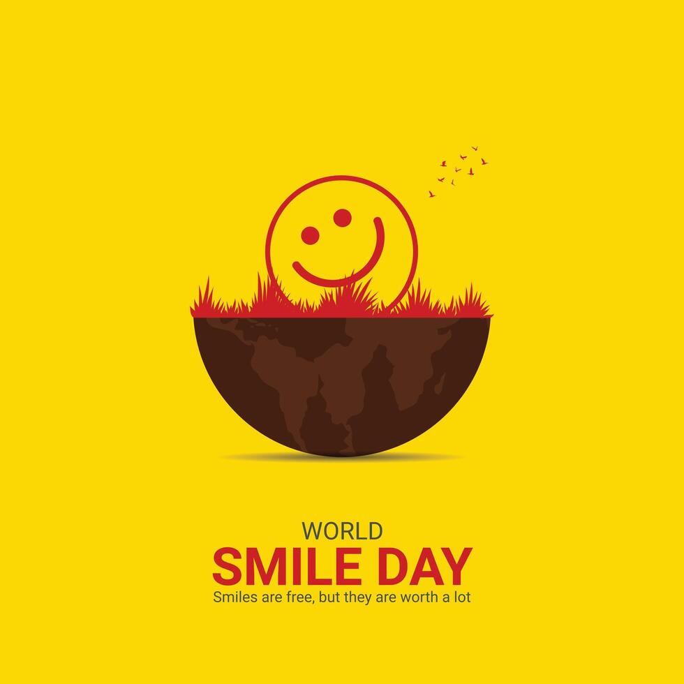 World Smile Day. Smile Day creative vector