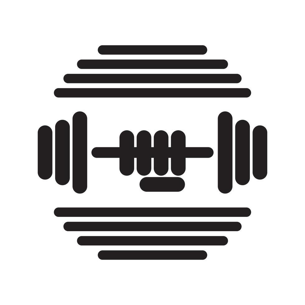 weight lifting icon illustration, fitness vector