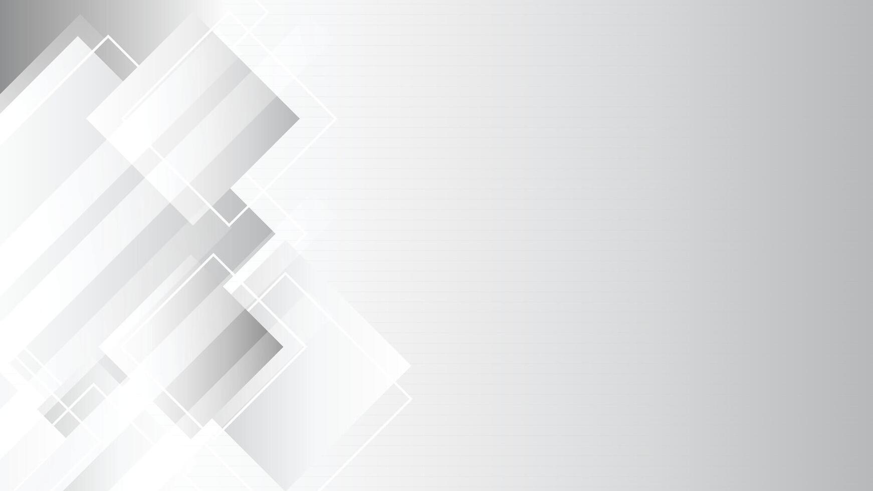 Abstract geometric background with grey and white color vector