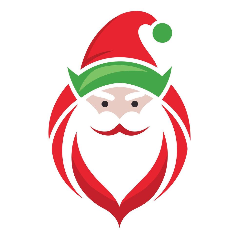 Logo Design of Christmas Art Illustration vector