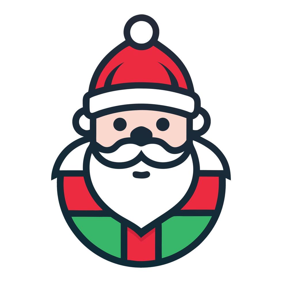 Art Logo Design of Christmas Illustration vector